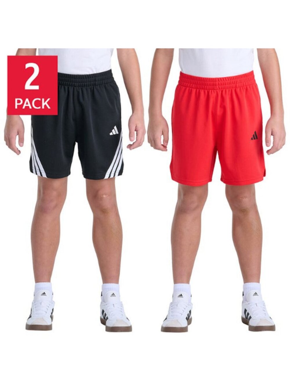 adidas Youth 2-pack Pique Short
